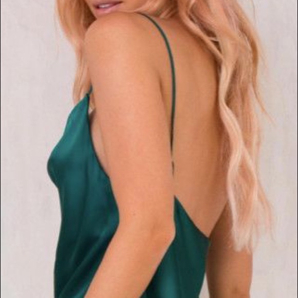 Princess Polly Forest Green Top - Picture 2 of 2